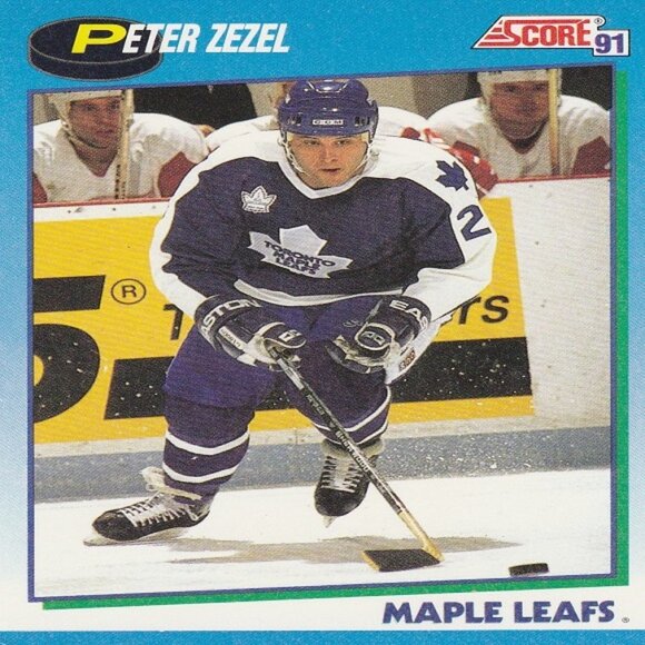 Peter Zezel Toronto Maple Leafs Hockey Card Collection - 4 Card Set - Picture 5 of 5